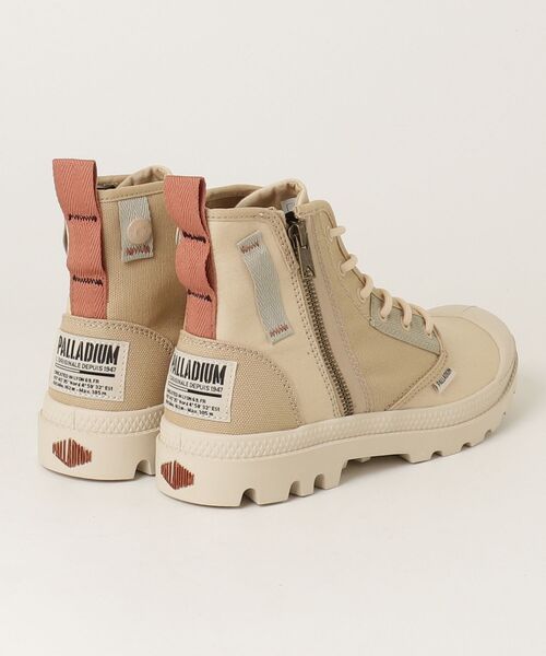 PALLADIUM(パラディウム)の「PAMPA DETROIT ZIP SU ジップスニーカー(スニーカー・メンズ・グリーン系/ベージュ系・25.5cm/26.5cm/26cm/27.5cm/27cm/28cm/30cm/25cm)」の5枚目の写真