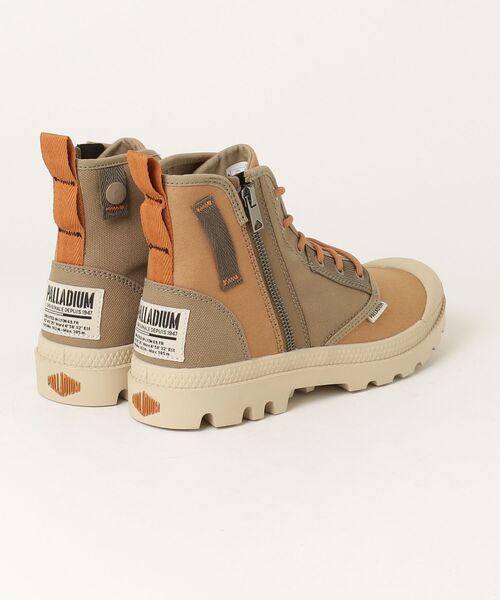 PALLADIUM(パラディウム)の「PAMPA DETROIT ZIP SU ジップスニーカー(スニーカー・メンズ・グリーン系/ベージュ系・25.5cm/26.5cm/26cm/27.5cm/27cm/28cm/30cm/25cm)」の7枚目の写真