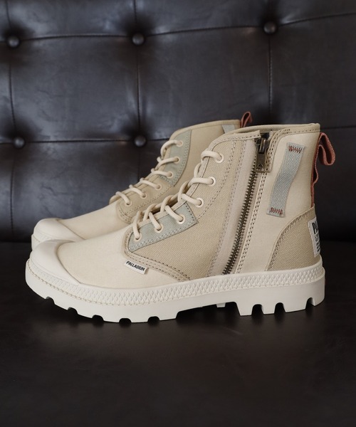PALLADIUM(パラディウム)の「PAMPA DETROIT ZIP SU ジップスニーカー(スニーカー・メンズ・グリーン系/ベージュ系・25.5cm/26.5cm/26cm/27.5cm/27cm/28cm/30cm/25cm)」の15枚目の写真