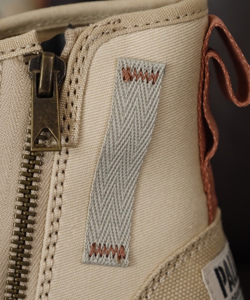 PALLADIUM(パラディウム)の「PAMPA DETROIT ZIP SU ジップスニーカー(スニーカー・メンズ・グリーン系/ベージュ系・25.5cm/26.5cm/26cm/27.5cm/27cm/28cm/30cm/25cm)」の17枚目の写真