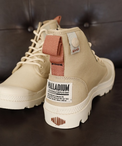 PALLADIUM(パラディウム)の「PAMPA DETROIT ZIP SU ジップスニーカー(スニーカー・メンズ・グリーン系/ベージュ系・25.5cm/26.5cm/26cm/27.5cm/27cm/28cm/30cm/25cm)」の9枚目の写真