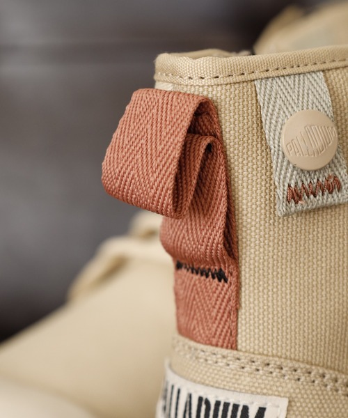 PALLADIUM(パラディウム)の「PAMPA DETROIT ZIP SU ジップスニーカー(スニーカー・メンズ・グリーン系/ベージュ系・25.5cm/26.5cm/26cm/27.5cm/27cm/28cm/30cm/25cm)」の10枚目の写真