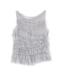 CLANE/クラネ/RANDOM FRILL SHEER N/S