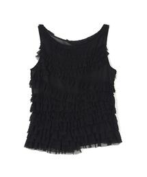 CLANE/クラネ/RANDOM FRILL SHEER N/S