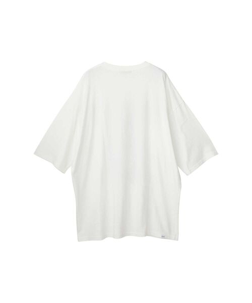 HYSTERIC GLAMOUR(ヒステリックグラマー)の「HYSTERIC WOMAN HALF SKULL CAT オーバーサイズワンピース(ワンピース・レディース・カーキ/ブラック/ホワイト・FREE)」の4枚目の写真