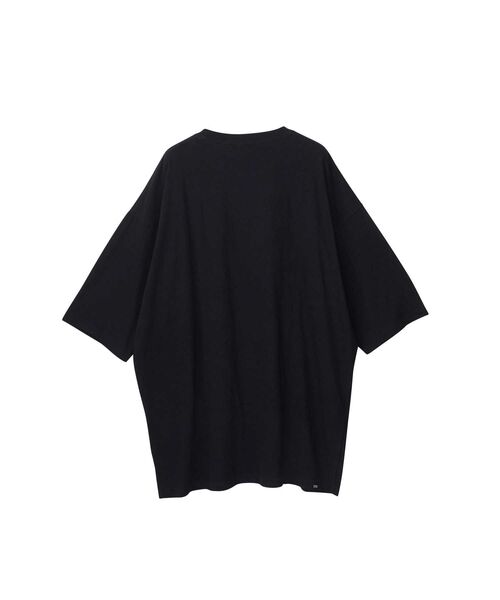 HYSTERIC GLAMOUR(ヒステリックグラマー)の「HYSTERIC WOMAN HALF SKULL CAT オーバーサイズワンピース(ワンピース・レディース・カーキ/ブラック/ホワイト・FREE)」の6枚目の写真