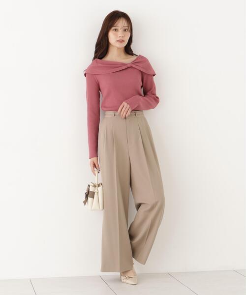 PROPORTION BODY DRESSING(プロポーションボディドレッシング)の「ワイドパンツ / 1216230902(その他パンツ・レディース・ベージュ/グレー/ブラウン・MEDIUM/P/S/SMALL)」の3枚目の写真