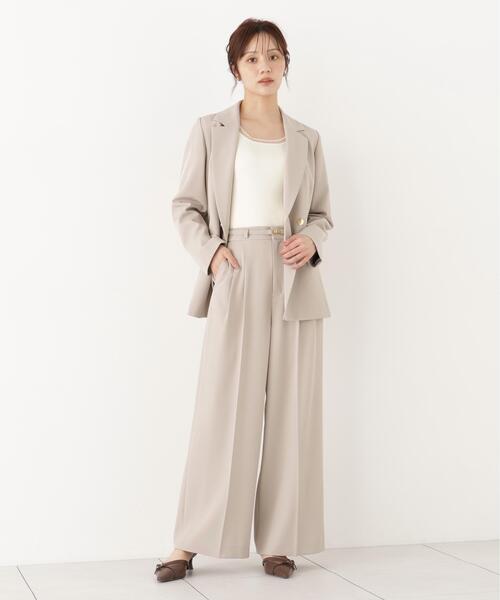 PROPORTION BODY DRESSING(プロポーションボディドレッシング)の「ワイドパンツ / 1216230902(その他パンツ・レディース・ベージュ/グレー/ブラウン・MEDIUM/P/S/SMALL)」の1枚目の写真