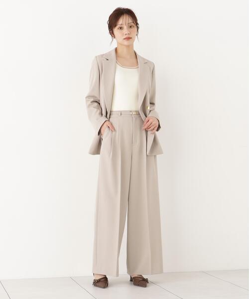 PROPORTION BODY DRESSING(プロポーションボディドレッシング)の「ワイドパンツ / 1216230902(その他パンツ・レディース・ベージュ/グレー/ブラウン・MEDIUM/P/S/SMALL)」の4枚目の写真