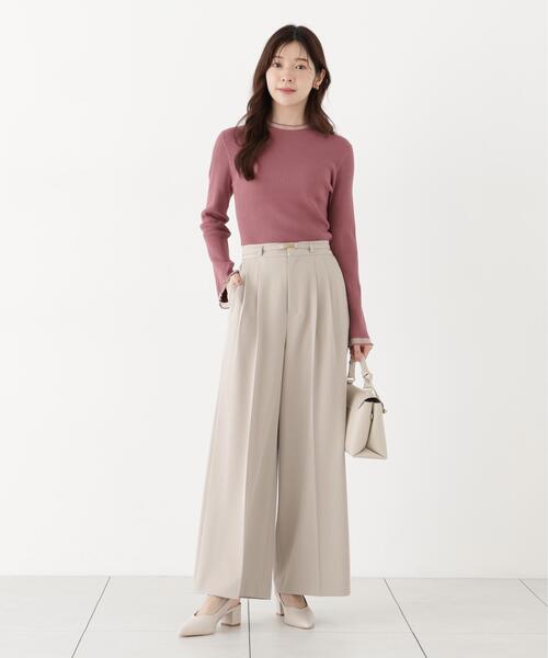 PROPORTION BODY DRESSING(プロポーションボディドレッシング)の「ワイドパンツ / 1216230902(その他パンツ・レディース・ベージュ/グレー/ブラウン・MEDIUM/P/S/SMALL)」の18枚目の写真