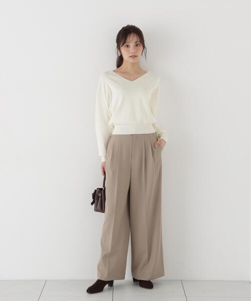 PROPORTION BODY DRESSING(プロポーションボディドレッシング)の「ワイドパンツ / 1216230902(その他パンツ・レディース・ベージュ/グレー/ブラウン・MEDIUM/P/S/SMALL)」の6枚目の写真
