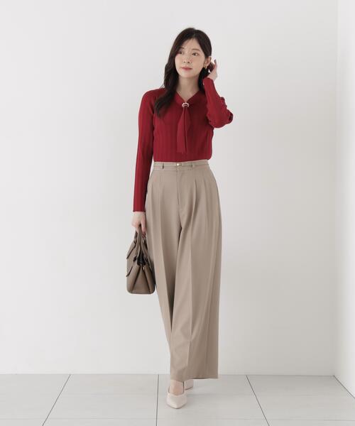 PROPORTION BODY DRESSING(プロポーションボディドレッシング)の「ワイドパンツ / 1216230902(その他パンツ・レディース・ベージュ/グレー/ブラウン・MEDIUM/P/S/SMALL)」の7枚目の写真