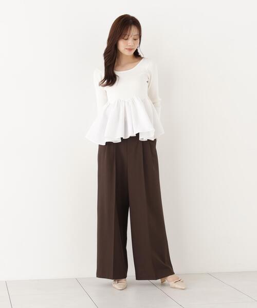 PROPORTION BODY DRESSING(プロポーションボディドレッシング)の「ワイドパンツ / 1216230902(その他パンツ・レディース・ベージュ/グレー/ブラウン・MEDIUM/P/S/SMALL)」の13枚目の写真