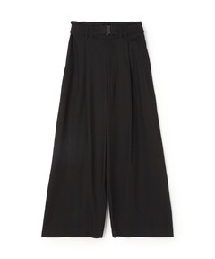 【最終値下】マーカウェア ウールサテン トリプルプリーテッド ワイドトラウザーズ MARKAWARE/マーカウェア】TRIPLE PLEATED WIDE TROUSERS/スーパー200s