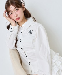 フロントギャザーシャツ