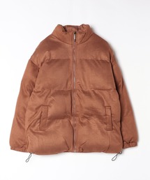 Spindle-Trimmed Faux Suede Basic Down Jacket / スピンドル付き フェイクスエード ベーシックジャケット 2026年 夏 夏服メンズ