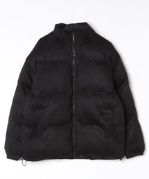 Spindle-Trimmed Faux Suede Basic Down Jacket / スピンドル付き フェイクスエード ベーシックジャケット 2026年 夏 夏服メンズ