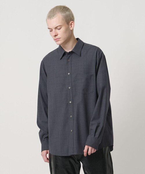 UNITED ARROWS & SONS(ユナイテッドアローズアンドサンズ)の「<UNITED ARROWS & SONS> W/PE TORO REG SHIRT/シャツ(シャツ/ブラウス・メンズ・グレー系/ネイビー・M/L/XL/S)」の3枚目の写真