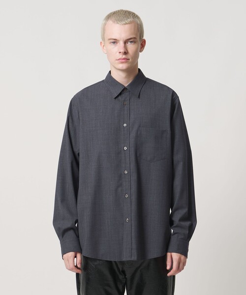 UNITED ARROWS & SONS(ユナイテッドアローズアンドサンズ)の「<UNITED ARROWS & SONS> W/PE TORO REG SHIRT/シャツ(シャツ/ブラウス・メンズ・グレー系/ネイビー・M/L/XL/S)」の7枚目の写真