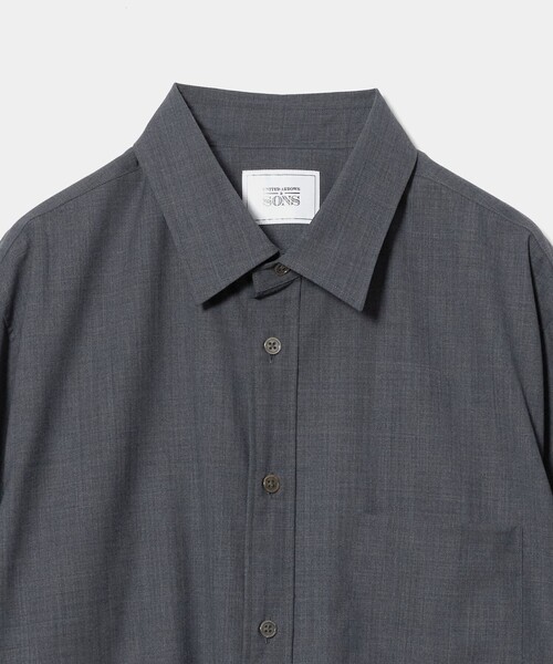 UNITED ARROWS & SONS(ユナイテッドアローズアンドサンズ)の「<UNITED ARROWS & SONS> W/PE TORO REG SHIRT/シャツ(シャツ/ブラウス・メンズ・グレー系/ネイビー・M/L/XL/S)」の12枚目の写真