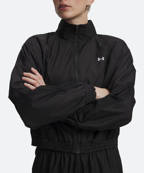 UNDER ARMOUR(アンダーアーマー)の「UAアイコン ウーブン ジャケット(ライフスタイル/レディース)(その他アウター・レディース・ブラック系・L/XL/S/M)」の3枚目の写真