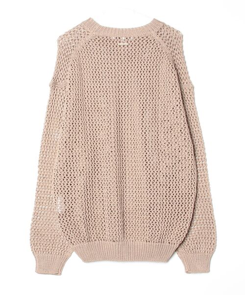 Maison Kitsune(メゾンキツネ)の「LARGE OPEN KNIT JUMPER(ニット/セーター・メンズ・ベージュ系その他・L/M)」の8枚目の写真