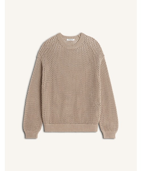 Maison Kitsune(メゾンキツネ)の「LARGE OPEN KNIT JUMPER(ニット/セーター・メンズ・ベージュ系その他・L/M)」の2枚目の写真