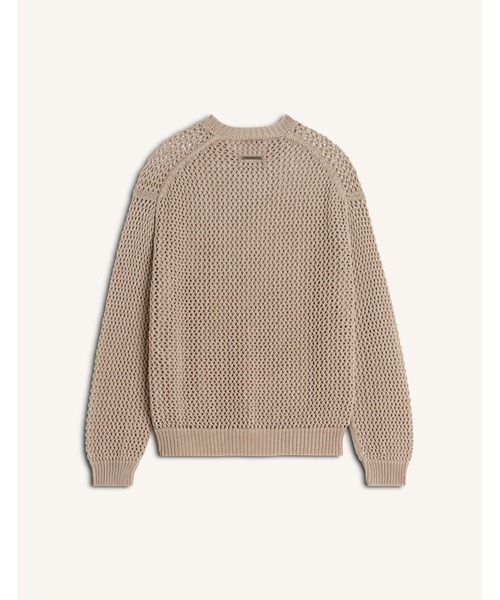 Maison Kitsune(メゾンキツネ)の「LARGE OPEN KNIT JUMPER(ニット/セーター・メンズ・ベージュ系その他・L/M)」の3枚目の写真