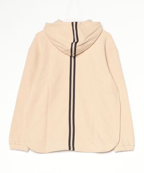 EMPORIO ARMANI EA7(エンポリオアルマーニイーエーセブン)の「<オンライン限定>【エンポリオ アルマーニ EA7】Sporty Forever フード付きスウェットシャツ コットン混紡(スウェット・レディース・ベージュ・SMALL/MEDIUM/LARGE)」の6枚目の写真