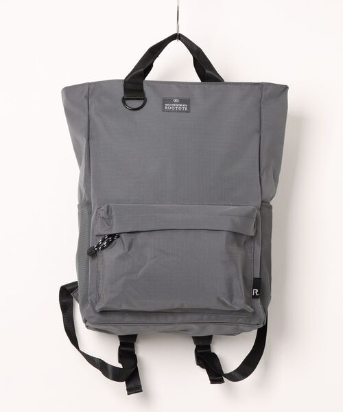 ROOTOTE(ルートート)の「【ROOTOTE】SC.セオルー.ripstop-A 3559(トートバッグ・レディース・カーキ/チャコールグレー/ブラウン/ブラック・FREE)」の2枚目の写真