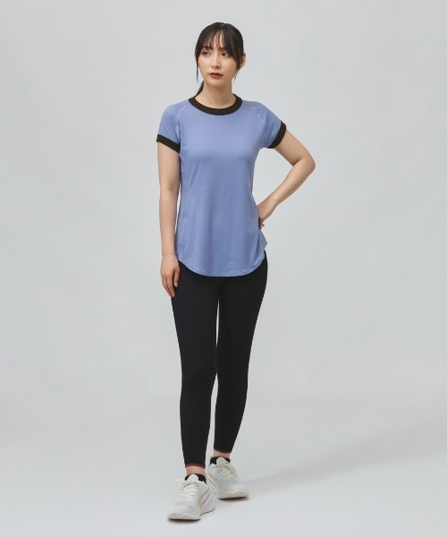 TIGORA by BEAMS DESIGN(ティゴラバイビームスデザイン)の「ティゴラ バイ ビームスデザイン TIGORA by BEAMS DESIGN ラウンドテールTシャツ(Tシャツ/カットソー・レディース・ダークオレンジ/ブラック/ラベンダー・S/M/L)」の16枚目の写真