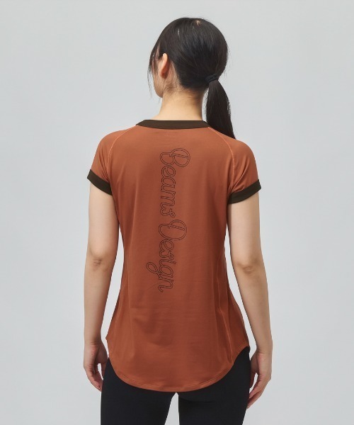 TIGORA by BEAMS DESIGN(ティゴラバイビームスデザイン)の「ティゴラ バイ ビームスデザイン TIGORA by BEAMS DESIGN ラウンドテールTシャツ(Tシャツ/カットソー・レディース・ダークオレンジ/ブラック/ラベンダー・S/M/L)」の13枚目の写真