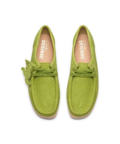 Clarks(クラークス)の「WALLABEE. 2604 LIME SUEDE(スニーカー・レディース・グリーン・23.5cm/24.0cm)」の4枚目の写真