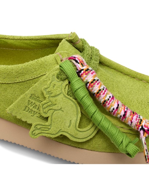 Clarks(クラークス)の「WALLABEE. 2604 LIME SUEDE(スニーカー・レディース・グリーン・23.5cm/24.0cm)」の2枚目の写真