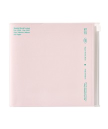 funlog（ファンログ）の「マークス 手帳 2027 スケジュール帳 2026年12月始まり 週間ブロック スクエア148 クリアスライドジッパー/funlog（手帳/メモ帳）」