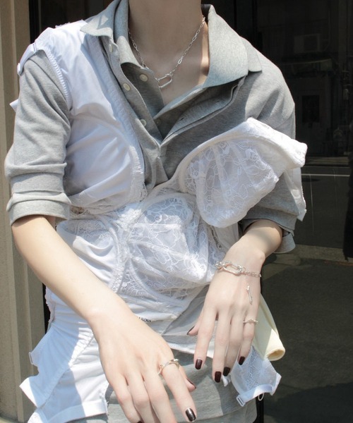 Soierie(ソワリー)の「ローエッジ カフ リング / Raw edge cuff ring(リング・レディース・ゴールド/シルバー・FREE)」の12枚目の写真