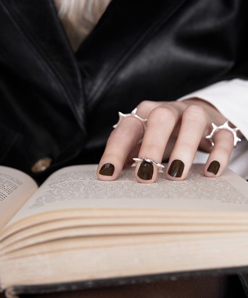 Soierie(ソワリー)の「ローエッジ カフ リング / Raw edge cuff ring(リング・レディース・ゴールド/シルバー・FREE)」の15枚目の写真