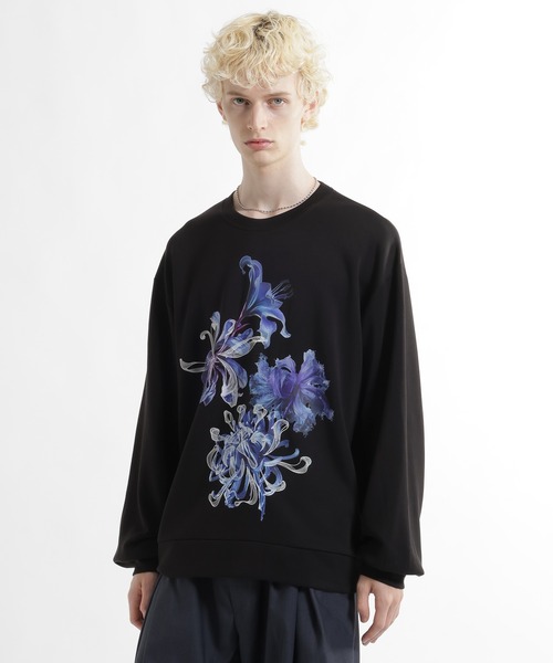HARE（ハレ）の「フラワーARTフロントプリントカット(HARE)（Tシャツ/カットソー・メンズ・ホワイト/ブラック/レッド・FREE）」の11枚目の写真