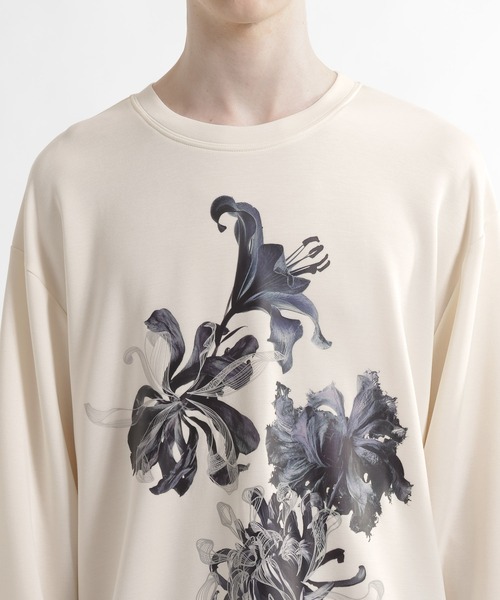 HARE（ハレ）の「フラワーARTフロントプリントカット(HARE)（Tシャツ/カットソー・メンズ・ホワイト/ブラック/レッド・FREE）」の17枚目の写真