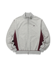 NICE GHOST CLUB | 3STAR LOGO HIGH NECK ZIP UP_GREY(NG2GFUM481A)(スウェット)