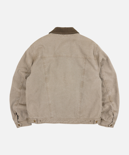 FRIZMWORKS（フリズムワークス）の「HEAVY CANVAS STORM TRUCKER JACKET _ MUD（デニムジャケット・メンズ・その他・SMALL/MEDIUM/LARGE/X-LARGE）」の3枚目の写真