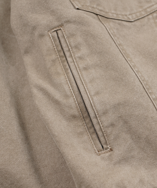 FRIZMWORKS（フリズムワークス）の「HEAVY CANVAS STORM TRUCKER JACKET _ MUD（デニムジャケット・メンズ・その他・SMALL/MEDIUM/LARGE/X-LARGE）」の6枚目の写真