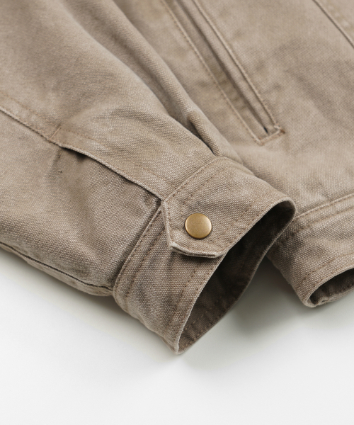 FRIZMWORKS（フリズムワークス）の「HEAVY CANVAS STORM TRUCKER JACKET _ MUD（デニムジャケット・メンズ・その他・SMALL/MEDIUM/LARGE/X-LARGE）」の7枚目の写真