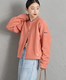 [ORCIVAL/オーシバル] クルーネック フリースカーディガン