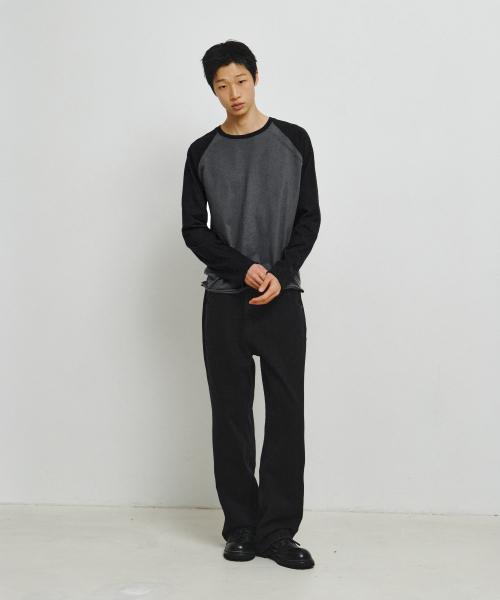 ENDOOR(エンドア)の「リバースラグラン長袖(ブラック)(Tシャツ/カットソー・メンズ・ブラック・LARGE/MEDIUM)」の15枚目の写真