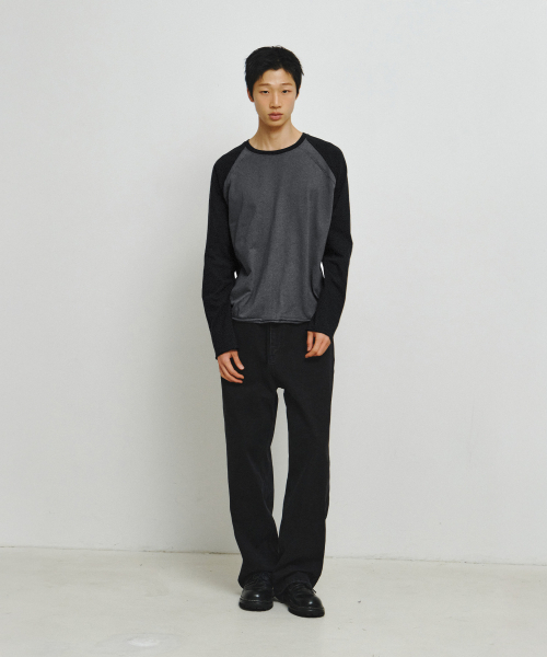 ENDOOR(エンドア)の「リバースラグラン長袖(ブラック)(Tシャツ/カットソー・メンズ・ブラック・LARGE/MEDIUM)」の14枚目の写真