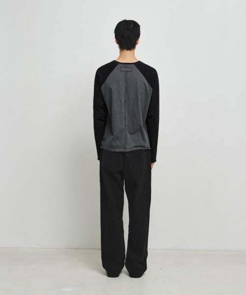 ENDOOR(エンドア)の「リバースラグラン長袖(ブラック)(Tシャツ/カットソー・メンズ・ブラック・LARGE/MEDIUM)」の13枚目の写真