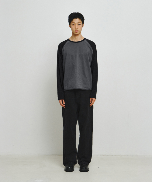 ENDOOR(エンドア)の「リバースラグラン長袖(ブラック)(Tシャツ/カットソー・メンズ・ブラック・LARGE/MEDIUM)」の11枚目の写真