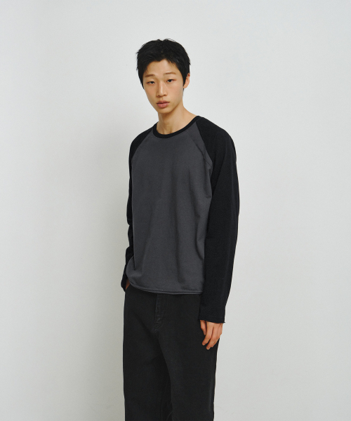 ENDOOR(エンドア)の「リバースラグラン長袖(ブラック)(Tシャツ/カットソー・メンズ・ブラック・LARGE/MEDIUM)」の7枚目の写真