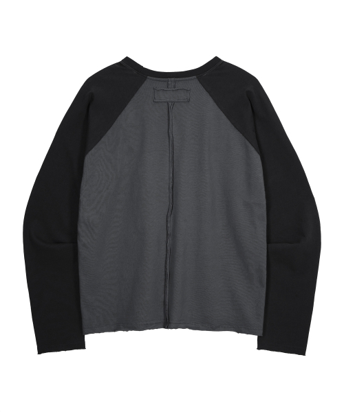 ENDOOR(エンドア)の「リバースラグラン長袖(ブラック)(Tシャツ/カットソー・メンズ・ブラック・LARGE/MEDIUM)」の6枚目の写真